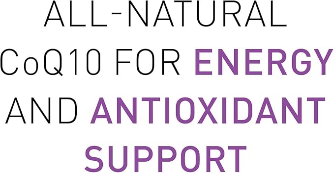 Natural Factors, Coenzyme Q10 50mg, CoQ10 Supplement for Energy, Heart and Antioxidant Support, Gluten Free, 120 softgels (120 servings)
