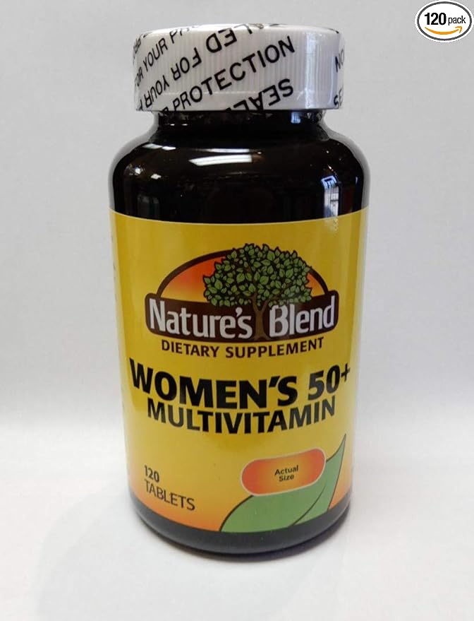Nature`s Blend Multivitamin Women`s 50+ Tablets 120 ct Pack of 1