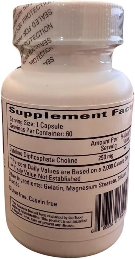 Ecological Formulas - Cytidine Choline 250 mg 60 caps [Health and Beauty]