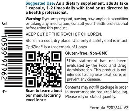 Douglas Laboratories C-D-Zinc | Support for Cellular Health and Immune Function* | 60 Vegetarian Capsules