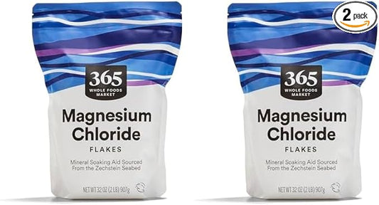 365 By Whole Foods Market, Magnesium Chloride Flakes, 32 Ounce (Pack of 2)