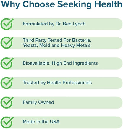 Seeking Health Prenatal Essentials Methyl-Free, Folate, Vitamin B12, Methylation Support, Multivitamin to Support Fertility, Conception, Pregnancy and Breastfeeding, Vegetarian (60 Capsules)