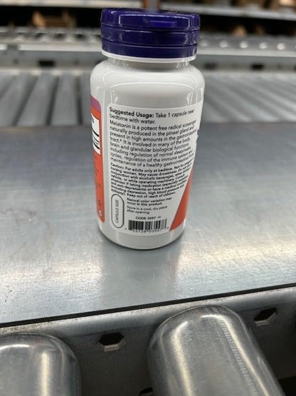 Now Foods Melatonin, 10 mg, 100 Veggie Caps, 2 Pack