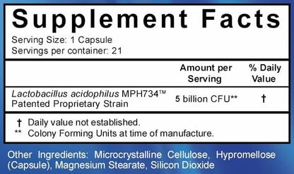 Probiotic for Lactose Intolerance. 7 Day Supply Provides Months of Relief - Helps Digest Lactose in Dairy - Lactase Producing Probiotic - 21 Caps