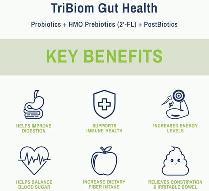 Diversify® Total Gut Health Human Milk Oligosaccharides with prebiotics + Resistant Starch. Precision Probiotic Formula to Help with Leaky Gut. Vegan, Non-GMO Gluten-Free (1 Unit)