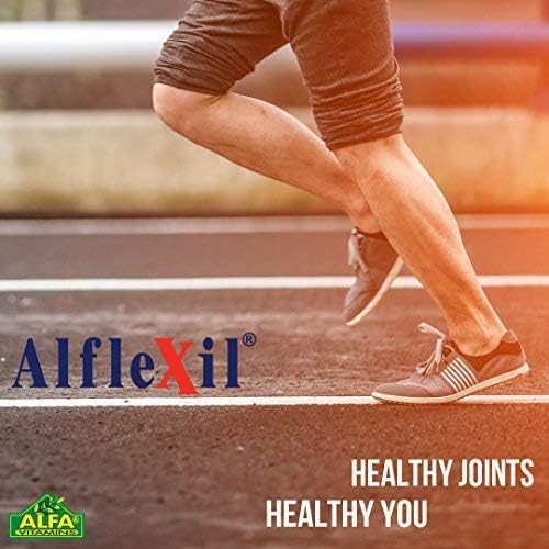 Alflexil Premium Glucosamine & Chondroitin Nutritional Supplement - Healthy Joint, Bone & Knee Support - Rich In MSM & Collagen - Organic natural Ingredients - Made In USA - 120 Capsules