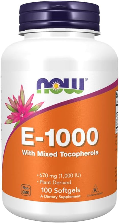 E-1000 100% Mixed Tocopherols 100 sgels