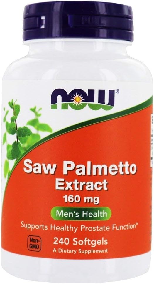 NOW Foods - Saw Palmetto Extract 160 mg. - 240 Softgels
