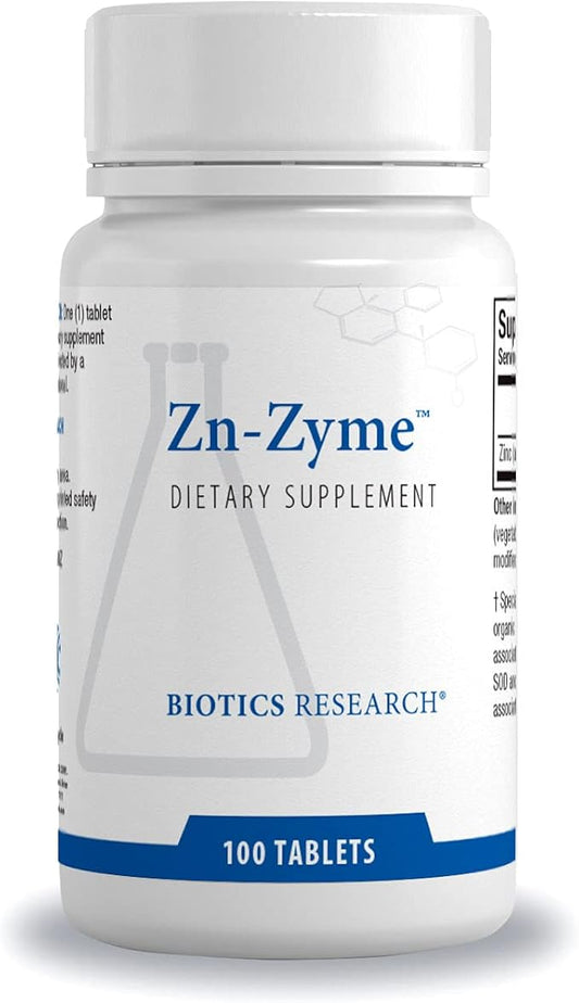 Biotics Research Zn-Zyme – 15 mg zinc, Supports Immune System, Optimal Cellular Function, Digestive, Tissue Health Support 100 Tab