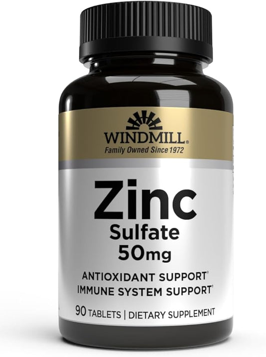 Windmill Zinc Sulfate Tablets, 90 Count