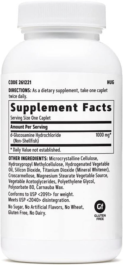 GNC Glucosamine 1000mg Supplement, Supports Healthy Joint Function, Promotes Joint Flexibility, 45 Servings