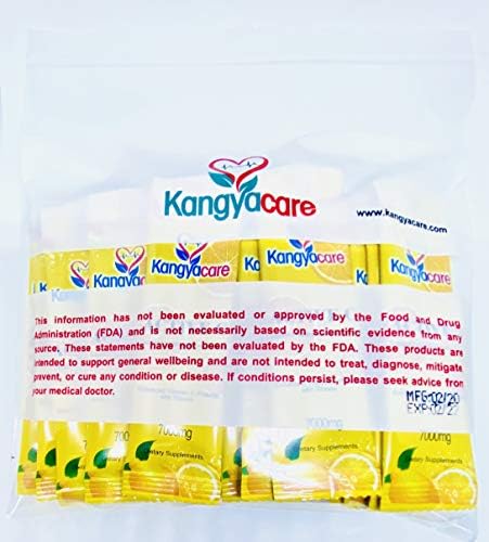 Kangyacare] Active C -20 Packets -Single Dose -7000mg -Extra High Potency Vitamin C Powder -Immune Support & Antioxidant Protection -Enhanced Absorption, Neutral pH