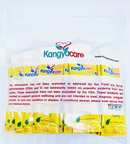 Kangyacare] Active C -20 Packets -Single Dose -7000mg -Extra High Potency Vitamin C Powder -Immune Support & Antioxidant Protection -Enhanced Absorption, Neutral pH