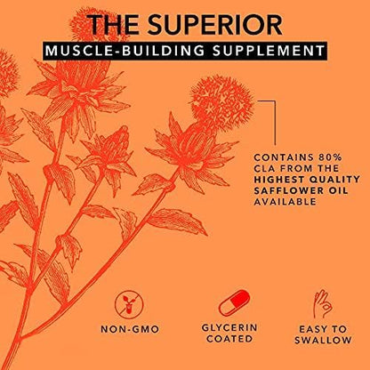 BELDT CLA 1000 Conjugated Linoleic Acid from Safflower Oil - 60 Veggie Softgels