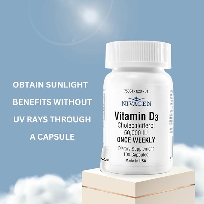 Pharmaceuticals Inc Vitamin D3 50,000 IU Capsule (100)