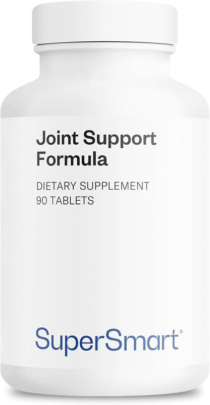 Supersmart - Joint Support Formula - with Glucosamine, Chondroitin, Hyaluronic Acid & MSM - Supports Healthy Joint | Non-GMO & Gluten Free - 90 Tablets
