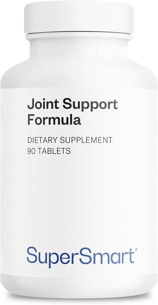 Supersmart - Joint Support Formula - with Glucosamine, Chondroitin, Hyaluronic Acid & MSM - Supports Healthy Joint | Non-GMO & Gluten Free - 90 Tablets