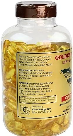 Nu Health Alaska Deep Sea Omega-3 Fish Oil 1000 Mg EPA & DHA (200 Softgels) - 4 Bottles