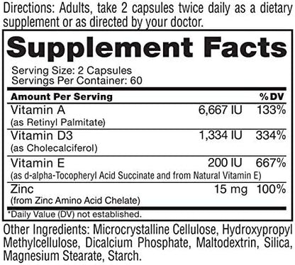 Roex Vitamin A and D Plus E Nutritional-Supplement, 120 Count