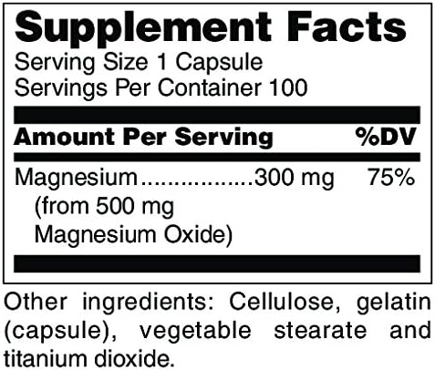 Douglas Laboratories Magnesium Oxide | Supports Normal Heart Function and Bone Formation* | 100 Capsules