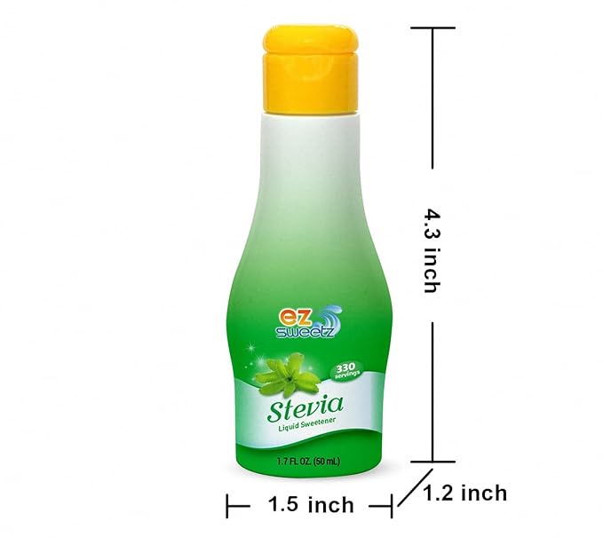 EZ-Sweetz De-bittered Stevia (1.7oz - Liquid Sweetener 330| 2Pack)
