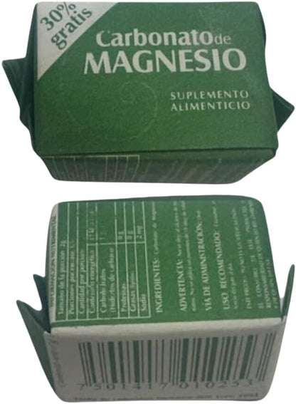 Magnesium Carbonate 7grs - Carbonato de Magnesio Puro (Pack of 8)