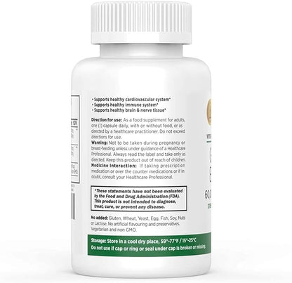 Grape Seed Extract 500 mg with 93% Polyphenols - 120:1 60,000mg Strength, 60 Capsules - 2 Months Supply - GMO & Gluten Free - Polyphenols Extracts