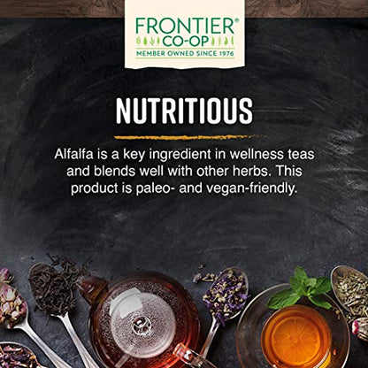 FRONTIER Organic Cut Sifted Alfalfa Leaf, 16 OZ