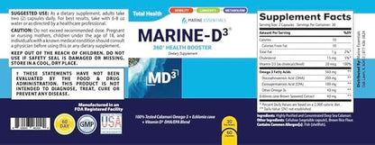 Marine Essentials- Marine D3 Omega 3 Calamari Ecklonia Cava DHA (60 Capsules)