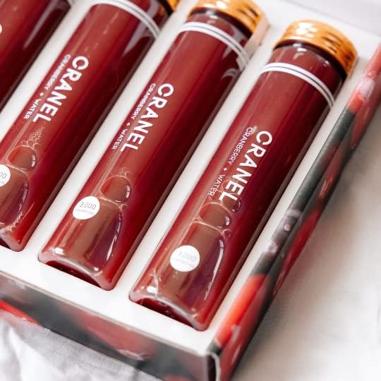 CRANEL UTI Support Cranberry Elixir, 4X Bottles (Monthly Supply) Clinically-Proven & Antibiotic-Free, Packed with 3,000 Real Cranberries (Tart Taste) Vegan & Non-GMO, Zero Added Sugar