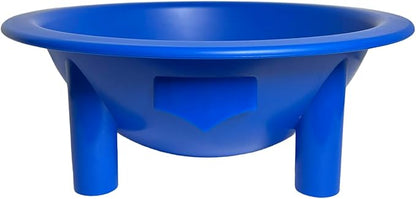 Kavafied Tanoa - Traditional Kava Bowl, 1.5 Gallons, Food Safe PP, 15"x15"x5.5" (Moana Puma Blue)