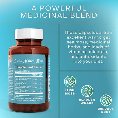 Sea Moss Capsules & Irish Sea Moss Gel