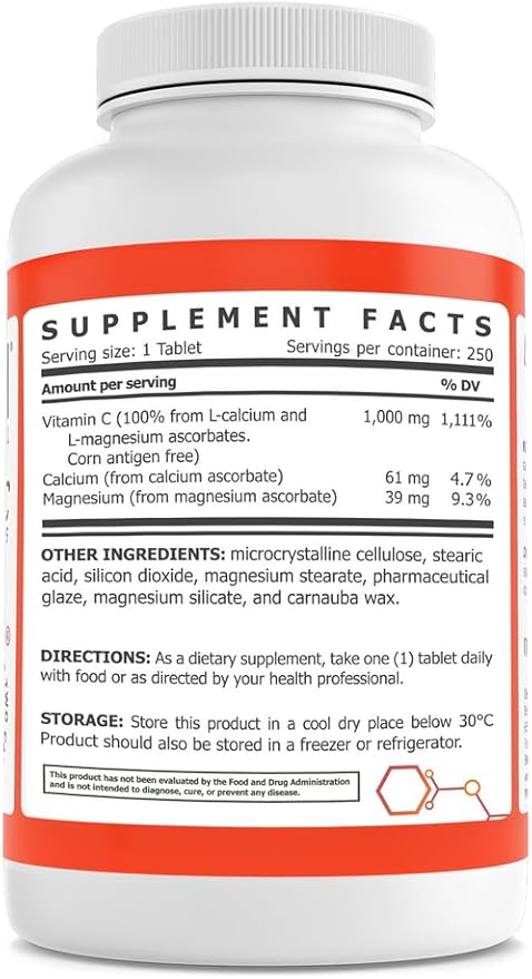 Beyond Health Vitamin C Buffered Tablets - Immune Support - 250 Count