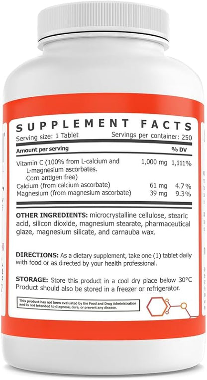 Beyond Health Vitamin C Buffered Tablets - Immune Support - 250 Count