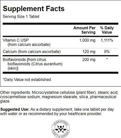 Swanson BUFFERED C W/BIOFLAV 1,000MG 250 TAB