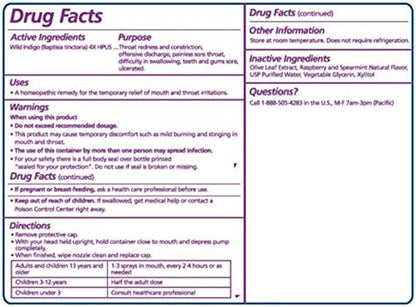 Seagate Products Homeopathic Olive Leaf Throat Spray (Pack of 2) 1 Ounce Raspberry-Spearmint