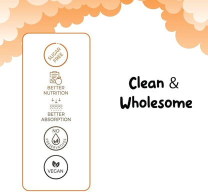 Soul Strips Immunity Defender -Sugar-Free Vitamin C & Zinc with Beta Glucan-Helps Fight Common Infections-Immune Support Strips for Children-Orange Flavor, Zero Sugar-30 Strips Pack