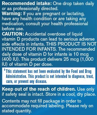 Pharmax D-Mulsion | Liquid Emulsified Vitamin D | 1 fl. oz. | Natural Lemon Flavor