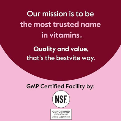 BESTVITE Vegan Vitamin D3 5000 IU + Vitamin K2 100 mcg as MK-7 (120 Vegetarian Capsules) - No Stearates - Vegan - Non GMO - Gluten Free