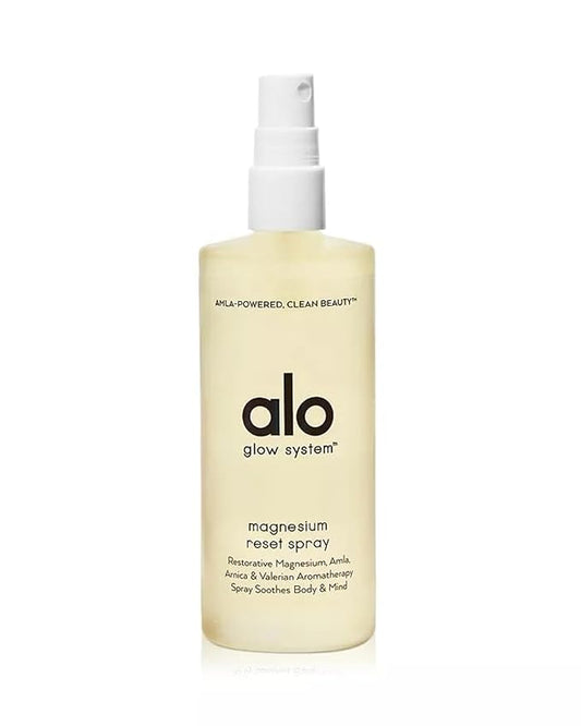 Alo Reset Magnesium Body Spray For Sleep & Natural Stress Relief – Calming Blend with Magnesium, Valerian Root, Arnica & Essential Oils – Made in USA - 3.2 oz