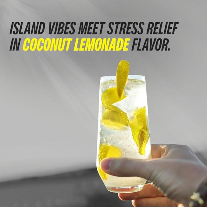 Magnesium Glycinate Powder Supplement - L-Theanine, Ashwagandha, Valerian Root - High Absorption - Supports Muscle Repair - Founded by James Rodriguez - 30 Servings (Coconut Lemonade)