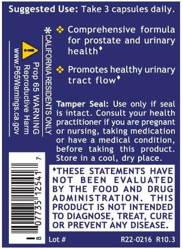 Quantum Nutrition Labs Prostate Support - Prostate Supplements for Men, Prostate Health Formula, Natural Supplement with Organic Saw Palmetto - 90 Vegetarian Capsules