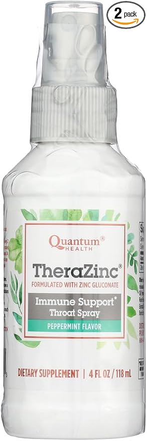 Quantum Health, TheraZinc Spray, 4 Ounce (Pack of 2)