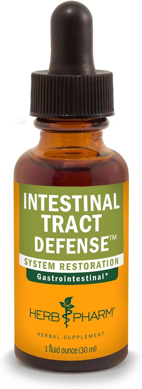 Herb Pharm Intestinal Tract Defense Liquid Herbal Formula with Wormwood Liquid Extract - 1 Ounce, Brown (FITRC01)