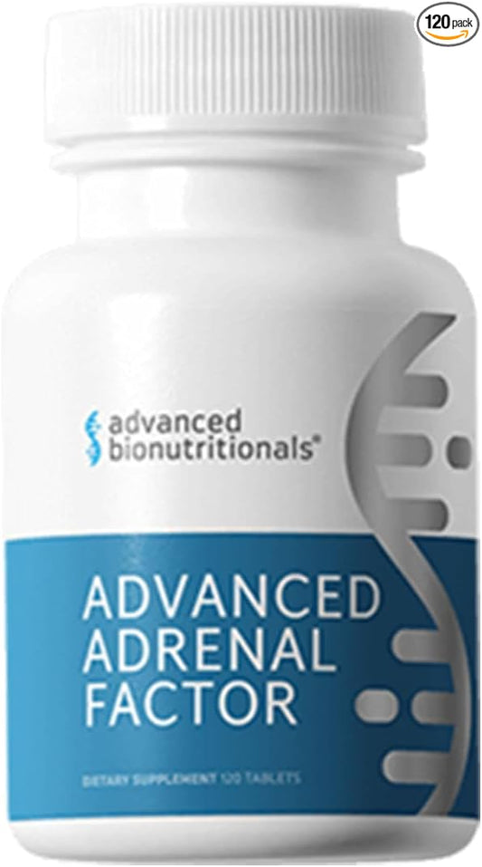 – Advanced Adrenal Factor, Adrenal Gland Support for Cortisol, Energy, Adrenal Gland Function, Adrenal Cortex Extract, Non GMO, Gluten Free, Dairy Free, Vegan (120 Tablets)