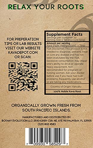 Vanuatu Kava - Kava Depot - Noble Kava (8 Ounce, Lateral Roots)