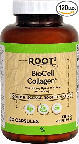 Vitacost Hyaluronic Acid with BioCell Collagen II - 100 mg per Serving - 120 Capsules