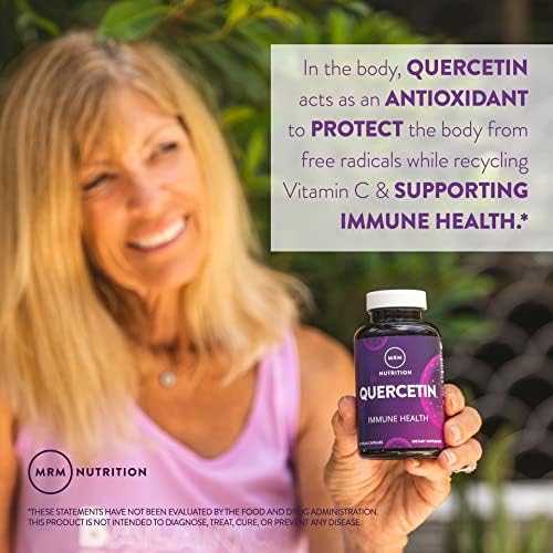 MRM Nutrition Quercetin| Immune + Cardiovascular Health | 500mg per Serving | Made with QU995: Worldâ€™s purest quercetinâ„¢ | Antioxidant Status | 60 Servings