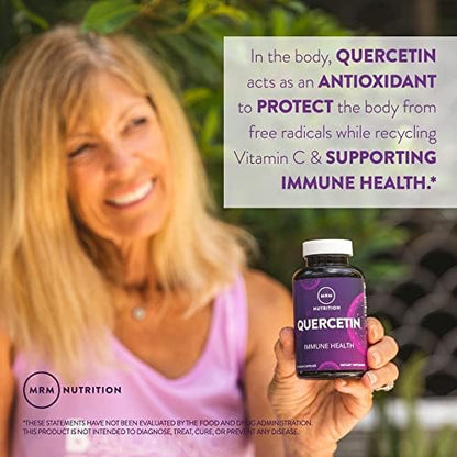 MRM Nutrition Quercetin| Immune + Cardiovascular Health | 500mg per Serving | Made with QU995: Worldâ€™s purest quercetinâ„¢ | Antioxidant Status | 60 Servings