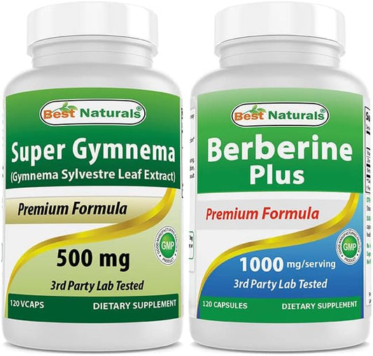 Gymnema Sylvestre Extract 500 mg & Berberine Plus 1000mg
